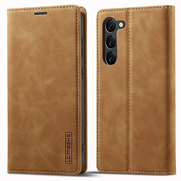 LC.IMEEKE Samsung Galaxy S23 Plus fodral - Brun Brun