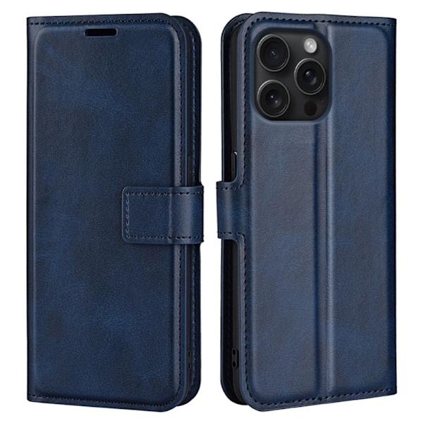 iPhone 16 Pro plånboksfodral - Blå Blå