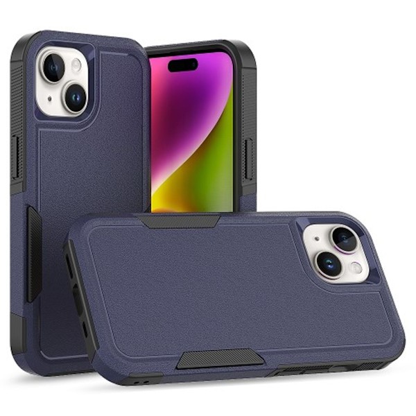 iPhone 15 skyddsskal - Mörkblå Mörkblå