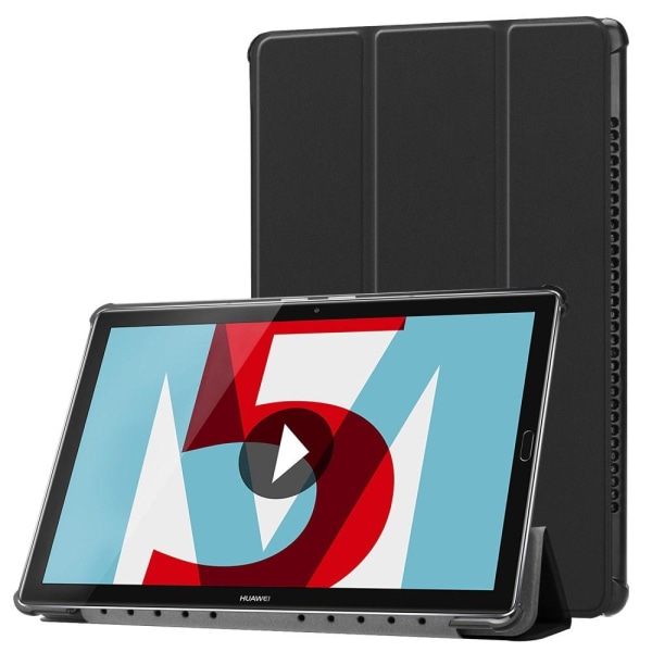 Tri-fold Fodral för Huawei MediaPad M5 10.8" - Svart Svart