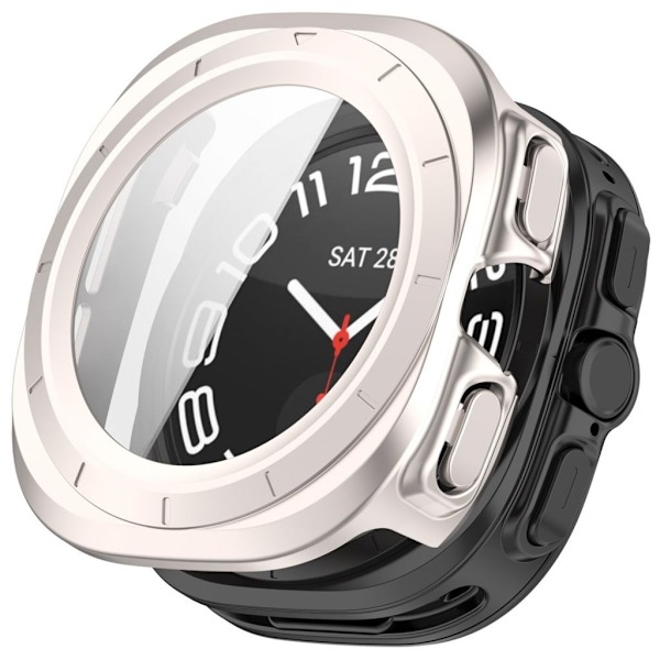 Samsung Galaxy Watch Ultra 47mm Skal med skärmskydd - Starlight