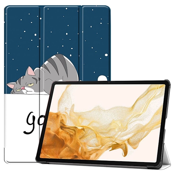 Samsung Galaxy Tab S9 Plus vikbar fodral - Blå Blå