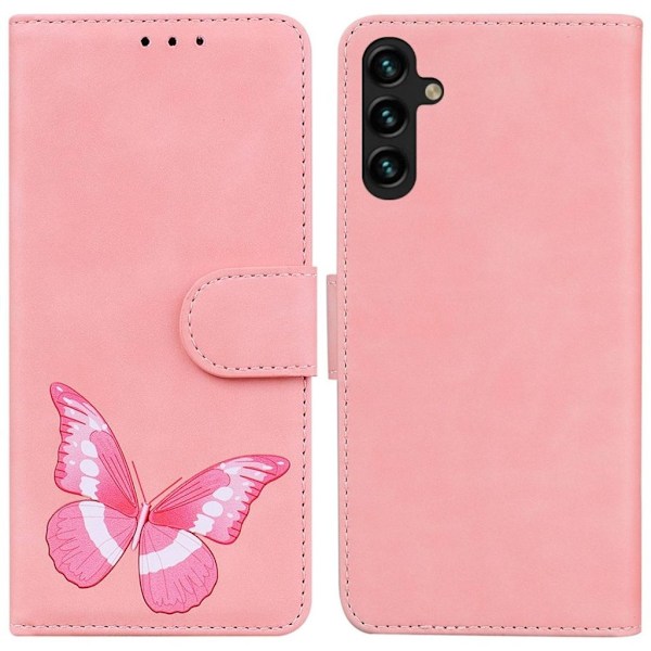 Samsung Galaxy A14 premium plånboksfodral - Rosa Rosa