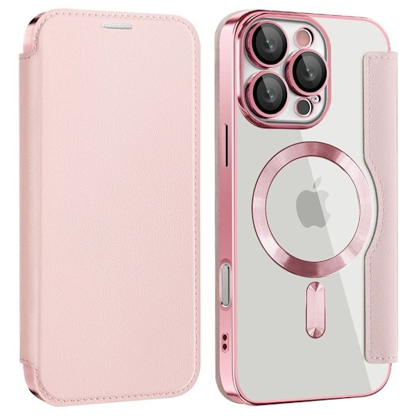 iPhone 16 Pro Fodral med Kortplatser - Rosa Rosa