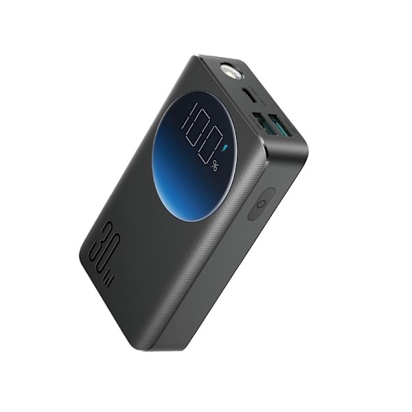 Joyroom 10000mAh Powerbank LED Display 30W PD QC- Svart Svart