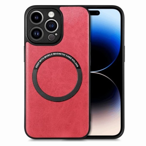 iPhone 15 Pro magnetiskt skal - Röd Röd