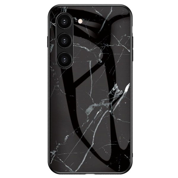 Samsung Galaxy S23 Plus skal med en marmordesign - Svart Svart