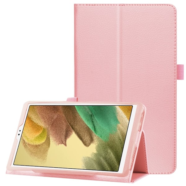 Samsung Galaxy Tab A7 Lite 8.7 fodral med ett stativ - Rosa Rosa