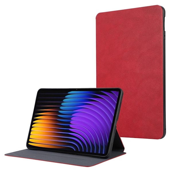 Xiaomi Pad 7 Fodral med Stativ - Röd Röd