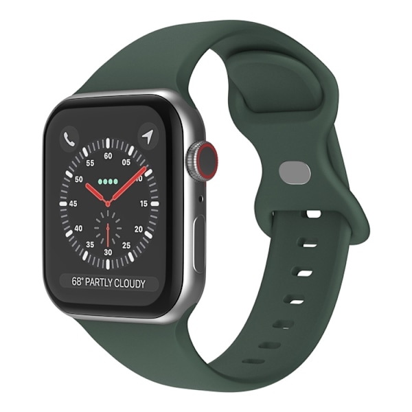 Klockarmband i Silikon för Apple Watch 7/8/9 41mm etc - Grön Grön