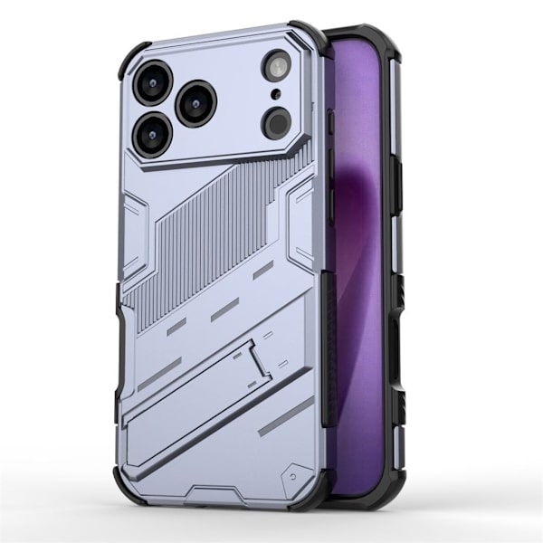 iPhone 17 Pro Max Skal med Stativ - Grå grå