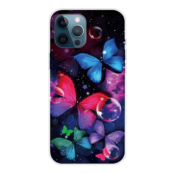 Pattern Printing Skal för iPhone 13 Pro - Beautiful Butterfly Beautiful Butterfly