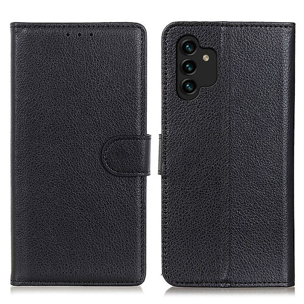 Svart Samsung Galaxy A13 4G Plånboksfodral Svart