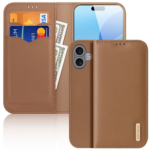 DUX DUCIS iPhone 16 Plus Fodral - Brun Brun