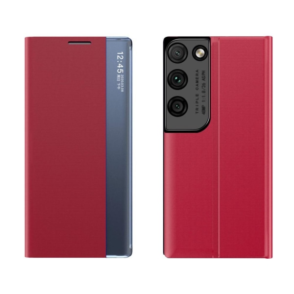 View Window Fodral för Samsung Galaxy S21 Ultra - Röd Röd