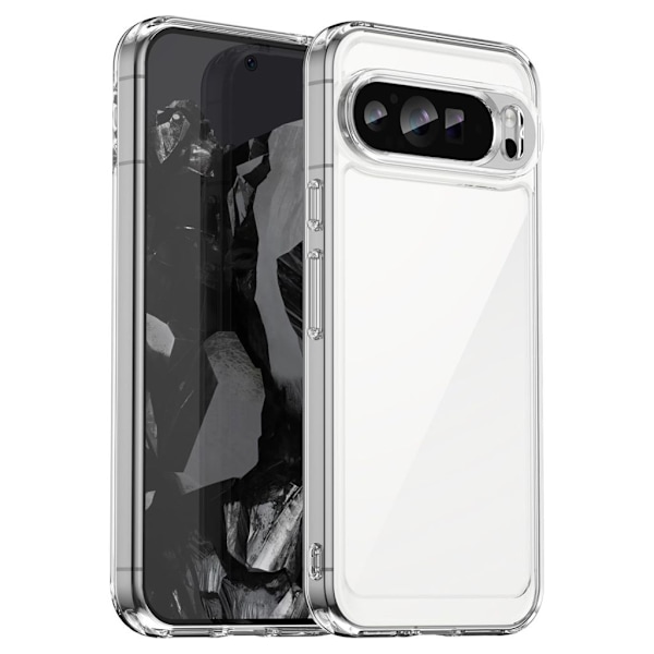 Google Pixel 9 Pro XL skal med akrylram - Transparent Transparent