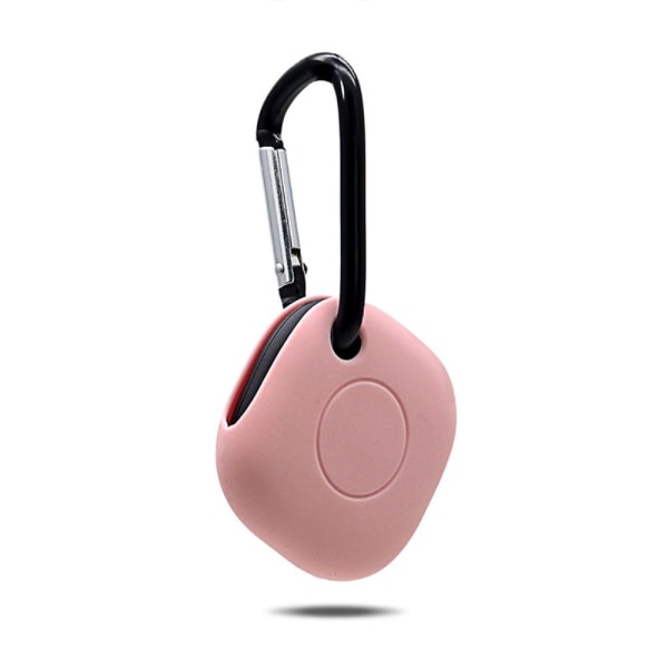 Samsung Galaxy SmartTag nyckelring med silikonskal - Rosa Pink
