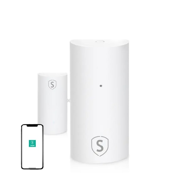 SiGN Smart Home WiFi Dörr- & Fönstersensor - Vit Vit