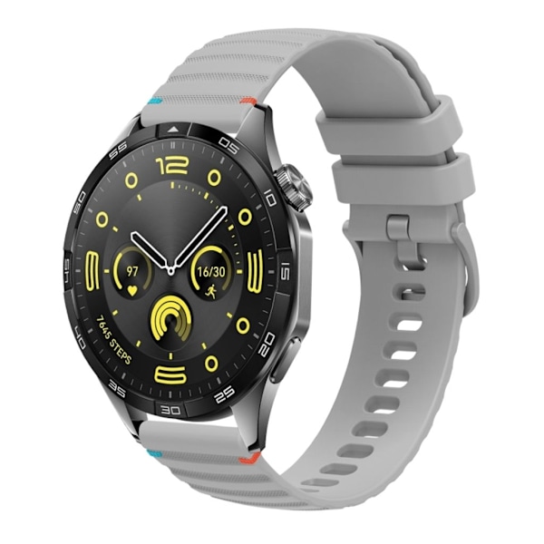 Huawei Watch GT 4 46mm Klockarmband i silikon - Grå grå