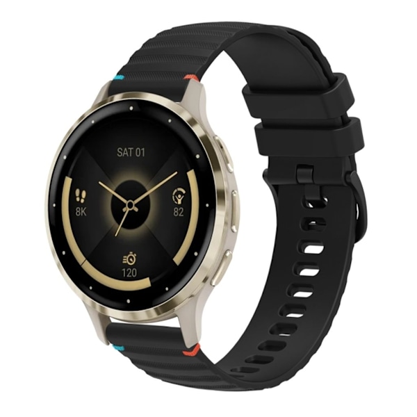 Garmin Venu 3S Klockarmband i silikon - Svart Svart