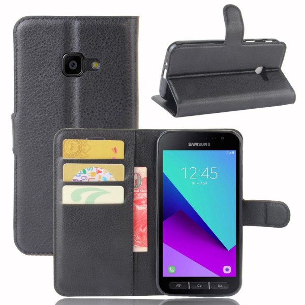 SiGN Plånboksfodral för Samsung Galaxy Xcover 4/4S - Svart Svart