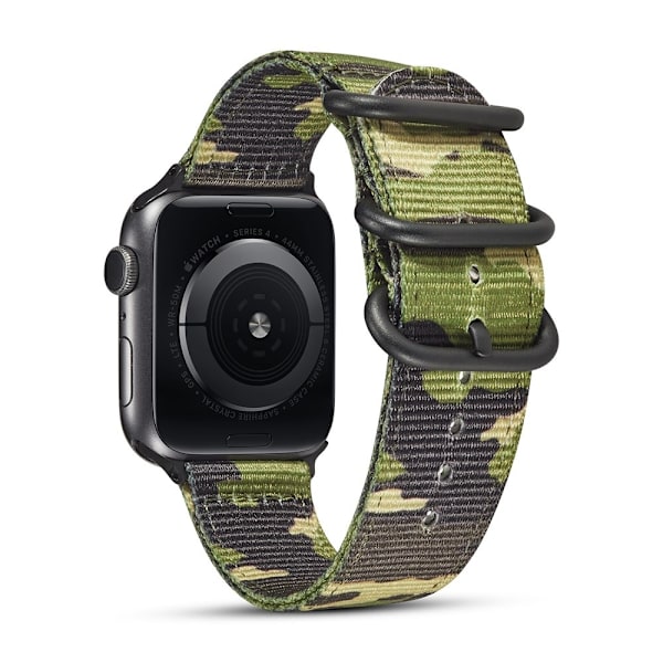 Apple Watch Ultra/Ultra 2 49mm etc Camo Klockarmband - Grön Grön