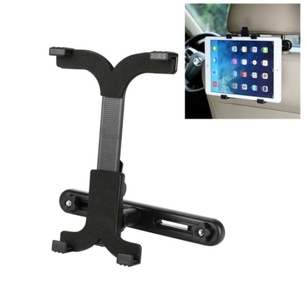 Justerbar iPad 2, 3, 4, mini bilhållare - Svart Svart