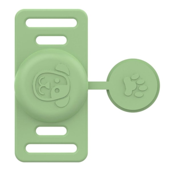 Apple AirTag Skal för Djurhalsband med Lock - Matcha Green Grön