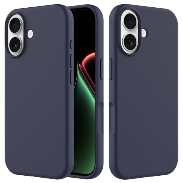 iPhone 17 Silikonskal - Mörkblå Mörkblå