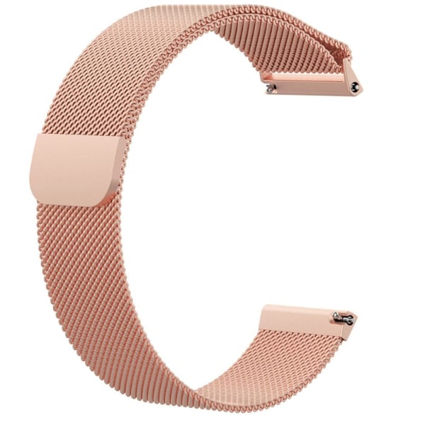 Metallarmband för Fitbit Versa (Strl. Large) - Roséguld Guld