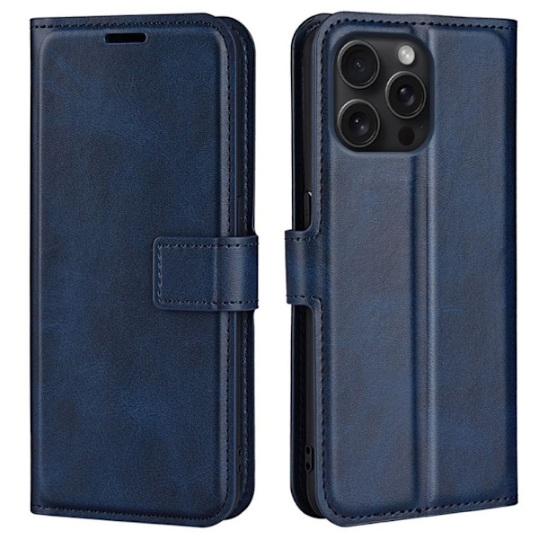 iPhone 16 Pro Max plånboksfodral - Blå Blå
