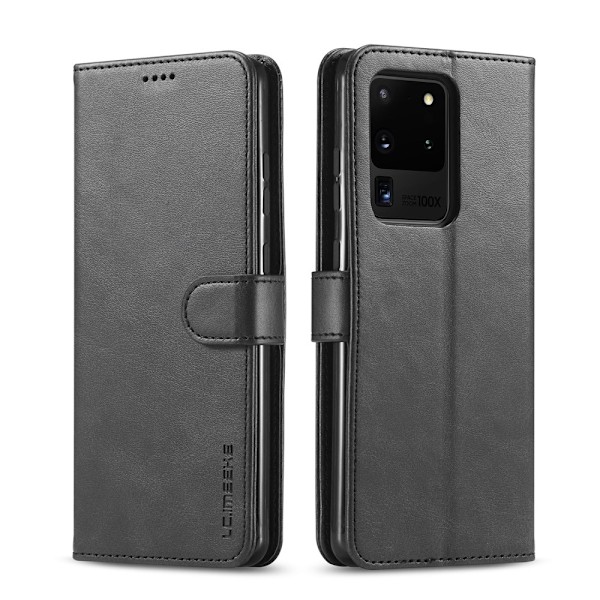 LC.IMEEKE Plånboksfodral till Samsung Galaxy S20 Ultra - Svart Svart