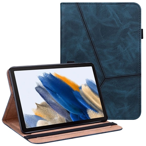 Samsung Galaxy Tab A9 Fodral med Kortfack - Blå Blå