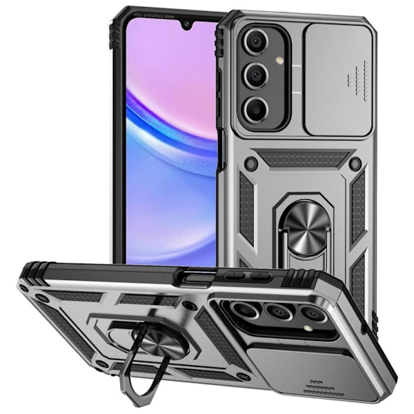 Samsung Galaxy A16 Skal med stativ - Silver Silver