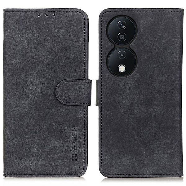 KHAZNEH Honor X7b 4G / 90 Smart Plånboksfodral - Svart Svart