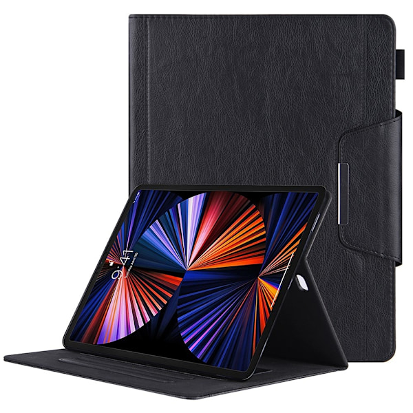 IPad Pro 12.9 2022, 2021, 2020, 2018 fodral - Svart Svart