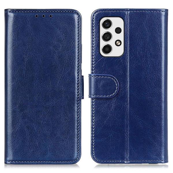 Samsung Galaxy A53 5G premium plånboksfodral - Blått Blå