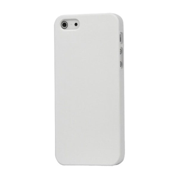Rubberized Matte iPhone SE/5S/5 Skal - Vit Vit