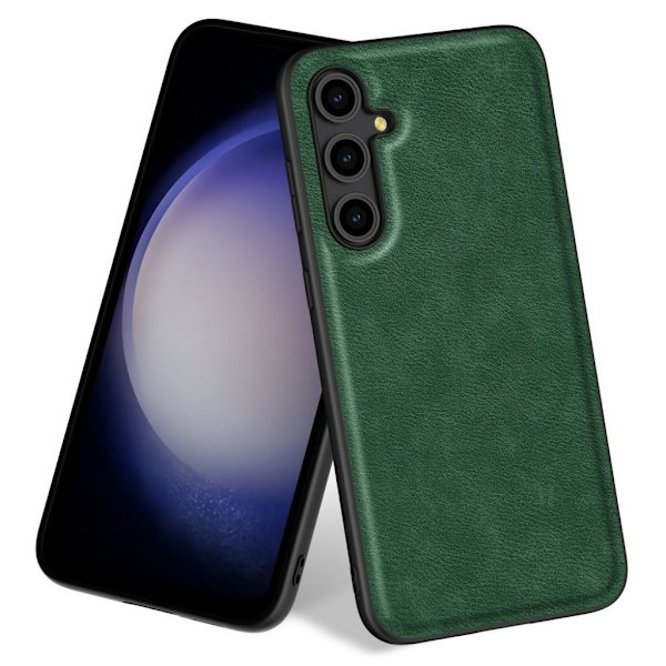 Samsung Galaxy A36 5G Skal i PU-läder - Grön Grön