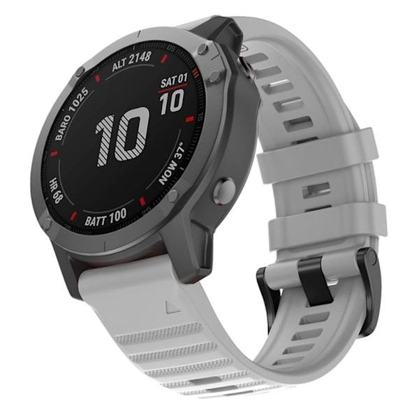 Garmin Fenix 7/7 Pro/Quatix 7/7Pro Klockarmband i Silikon - Grå grå
