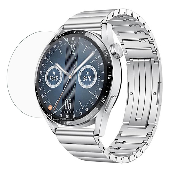 Vattentätt Huawei Watch GT 3 46mm Skärmskydd i härdat glas