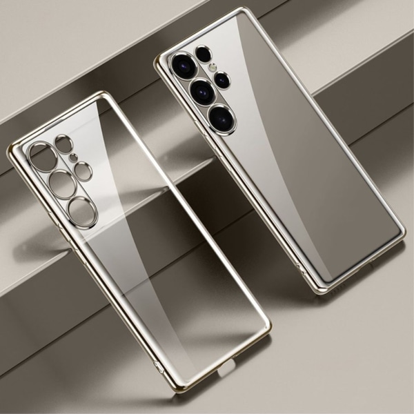 SULADA för Samsung Galaxy S24 Ultra-fodral Ultratunnt elektroplä grå