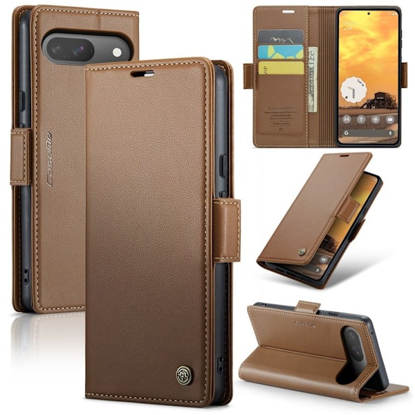 CASEME 023 Series Google Pixel 9 Pro / Pixel 9 fodral - Brun Brun