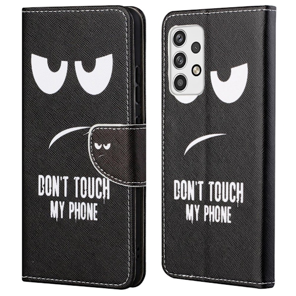 Samsung Galaxy A23 5G Fodral - Don't touch Text print