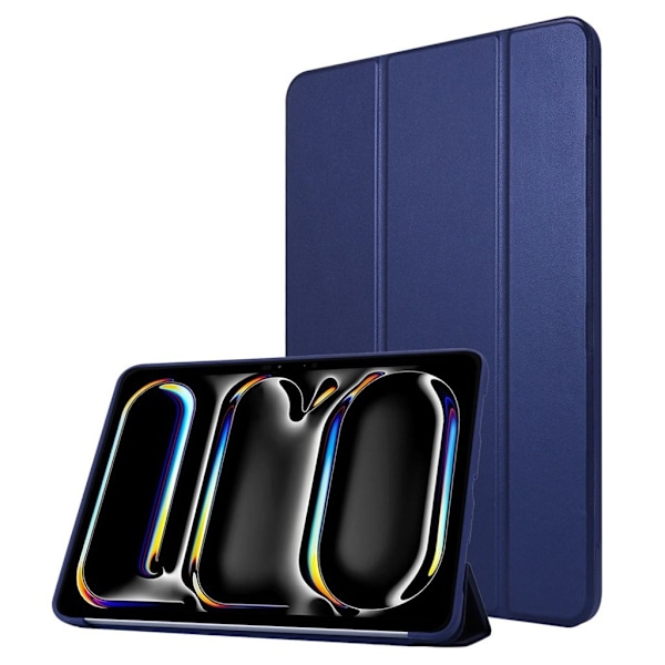 iPad Pro 13" 2024 Tri-fold Fodral - blå Blå