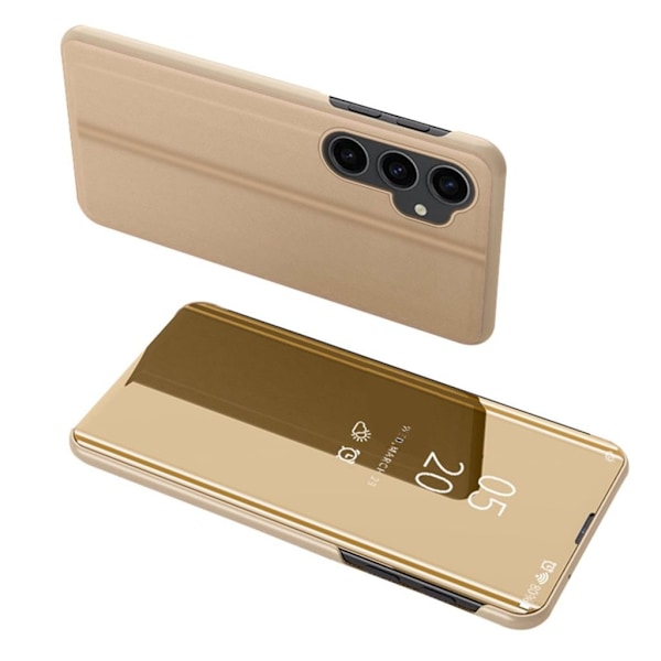 Samsung Galaxy S23 FE view-fodral - Guld Guld