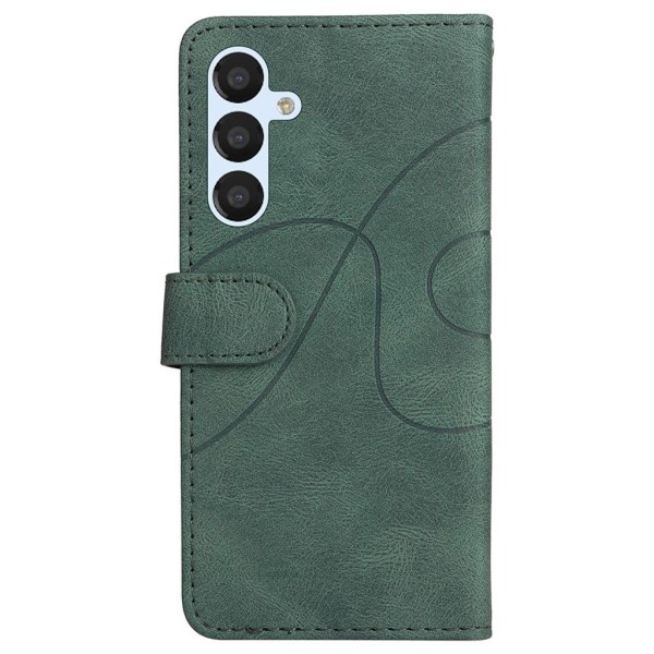 KT Leather Series-1 Samsung Galaxy S23 FE fodral - Grön Grön