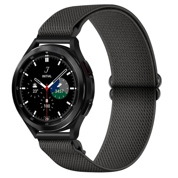 Nylonarmband 20mm för Galaxy Watch4 40mm/44mm m.fl. - Grå grå