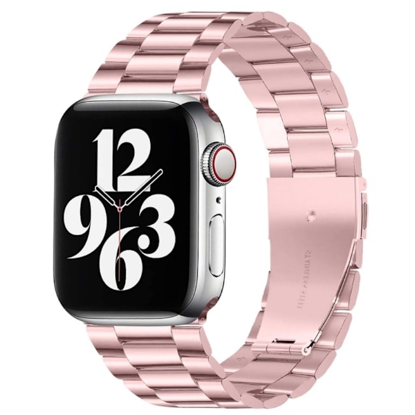 Apple Watch Ultra/Ultra 2 49mm etc Klockarmband i Rostfritt stål - Rosa Rosa