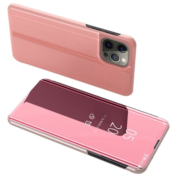 iPhone 16 Pro Fodral med View Window - Rosa Rosa